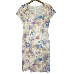 Vintage Jones New York Pastel Floral Dress
